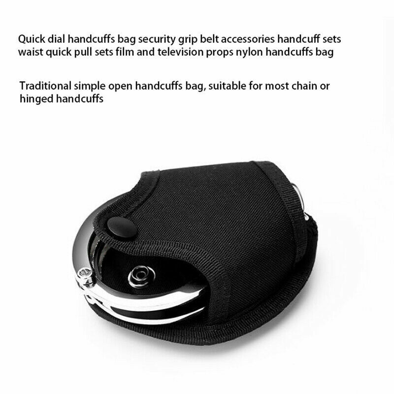 Handcuff Holder Pouch Universal Tactical Waist Pockets Quick Pull Handcuff Cover