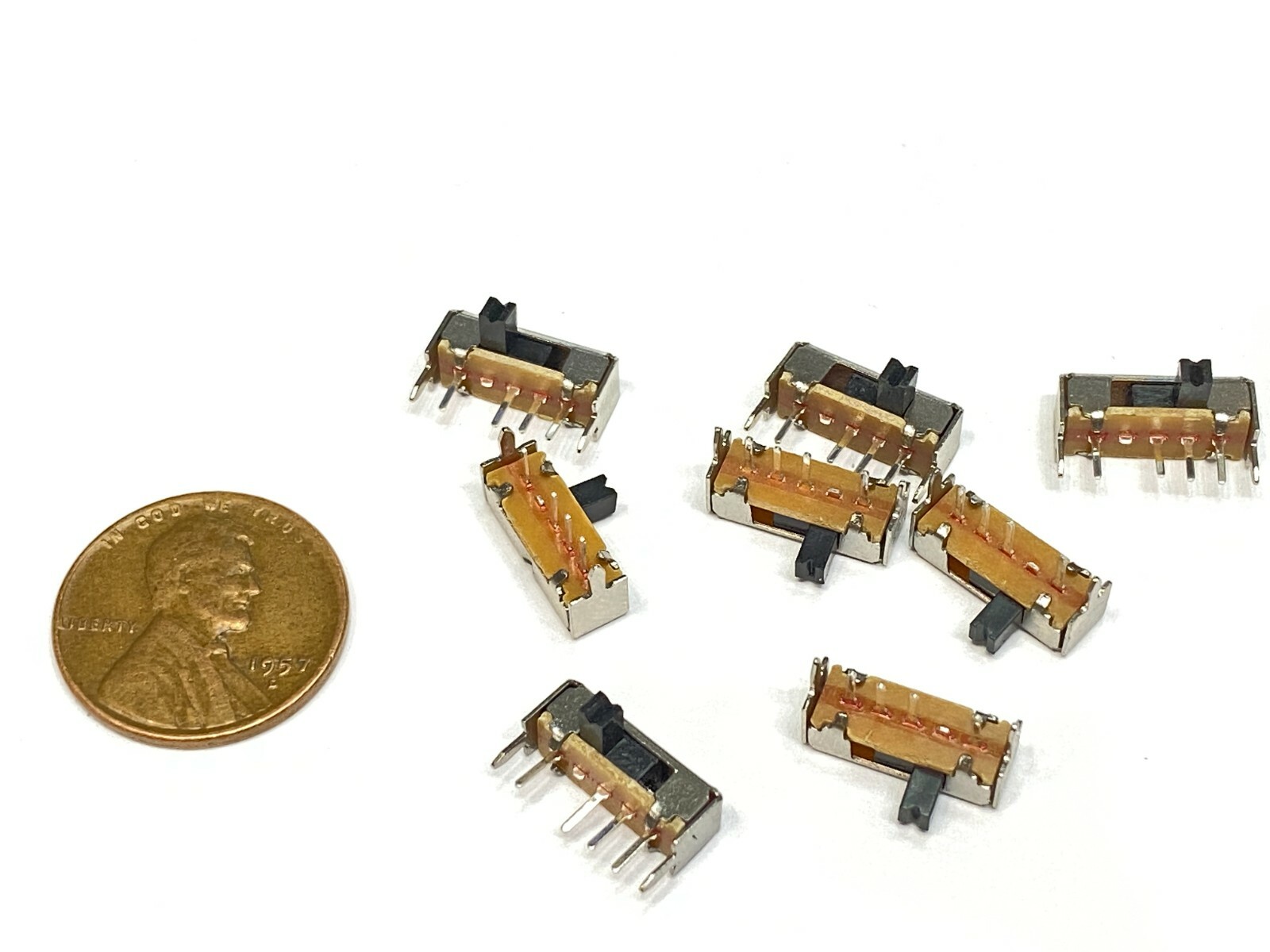 8 Pieces SK-13D07vg3 Slide switch 1p3t 4 Pin SWITCHES Tactile PCB vg E18