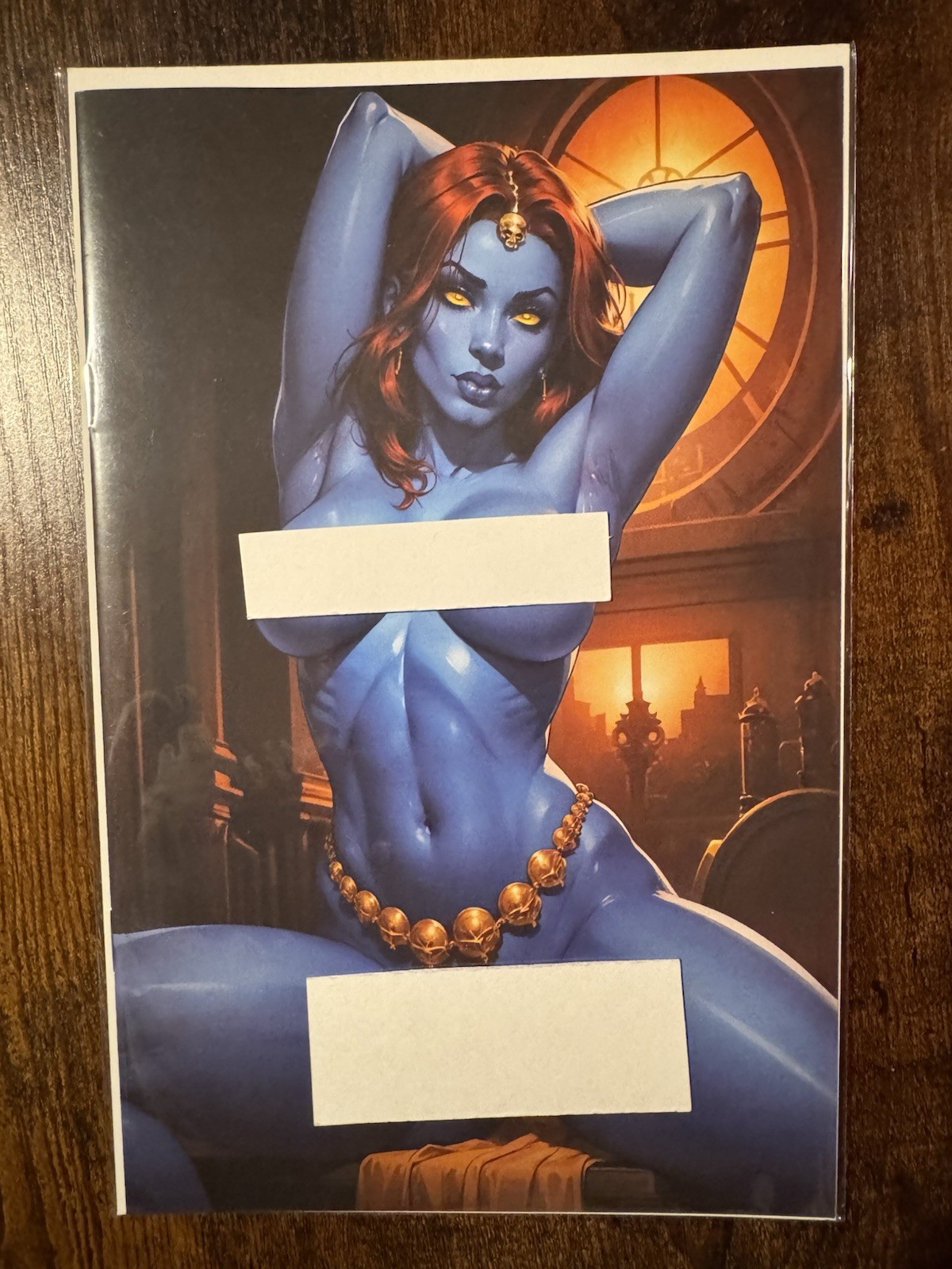 Keys Comics Artbook Mystique Front View Naughty