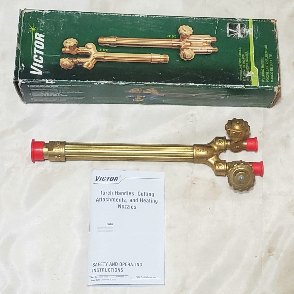 Victor HD310C Cutting Welding Torch Handle Heavy Duty High Flow 0382-0015