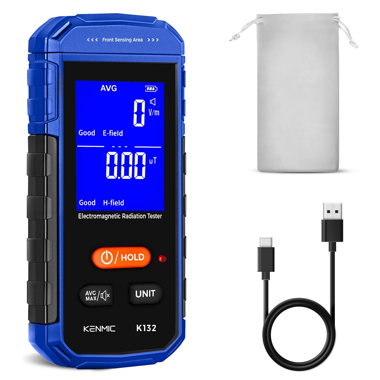 Handheld Digital LCD Rechargeable EMF Meter Detector Device Electromagnetic