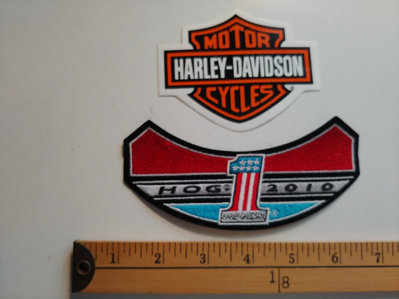 2010 HARLEY DAVIDSON HOG PATCH BADGE CREST STICKER DECAL BIKER MOTORCYCLE MC HD
