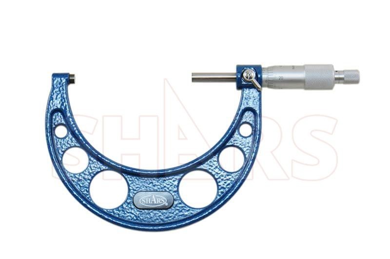 Shars 0-150mm 0.01mm Graduation Solid Metal Frame Micrometer Set R}