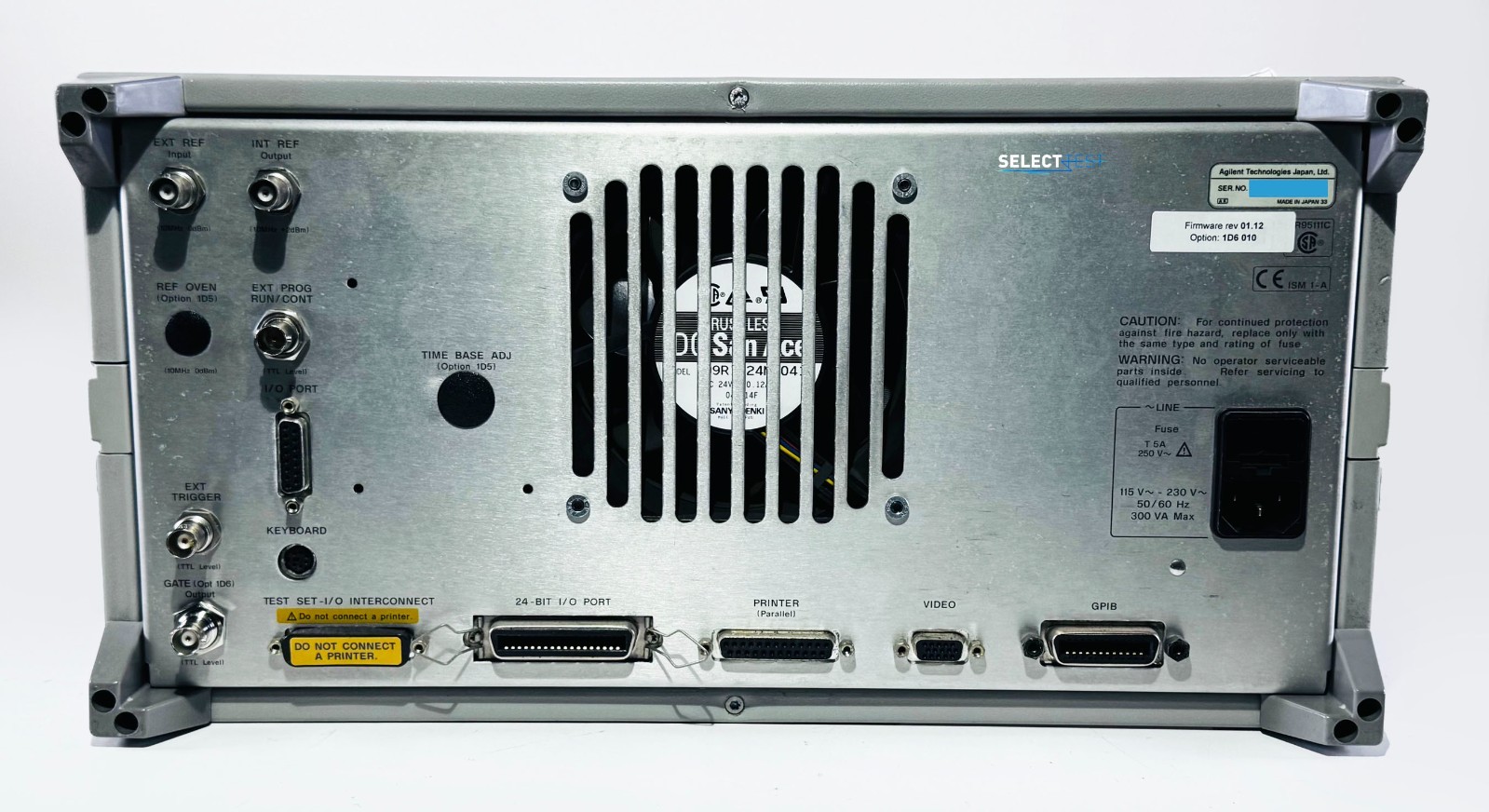 AGILENT (HP) 4395A SPECTRUM / NETWORK ANALYZER W/OPTIONS 1D6 & 010 (REF.: 609R)