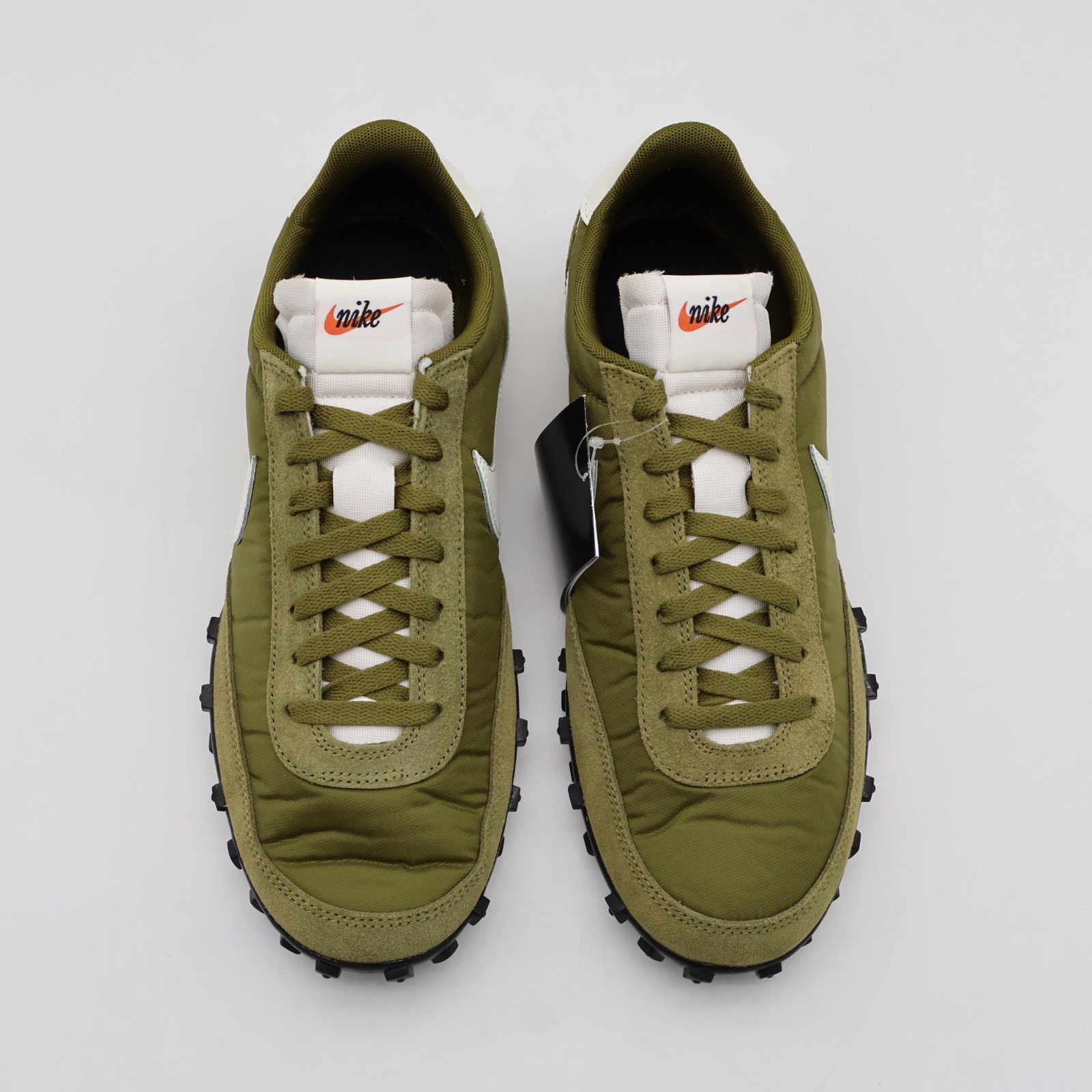 IM8658-300 Nike Waffle Racer Olive Flak Sail Coconut Milk Black (Men's)