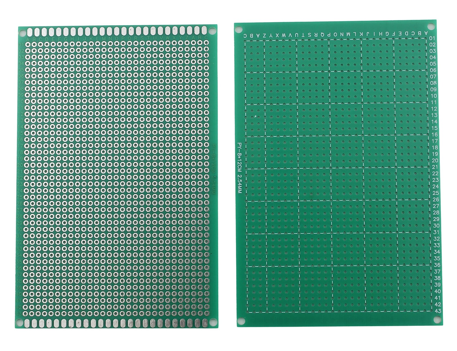 Single Sided Universal PCB Prototype Soldering Circuit Board - 8x12cm 5 Pack