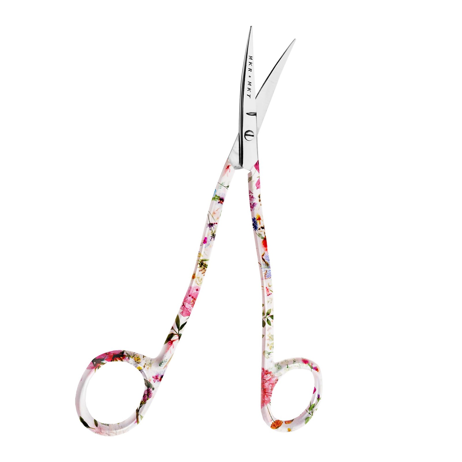 Applique Long Thin Needlepoint Blade 6.1 Inch - Double Bent Curved Offset Han...