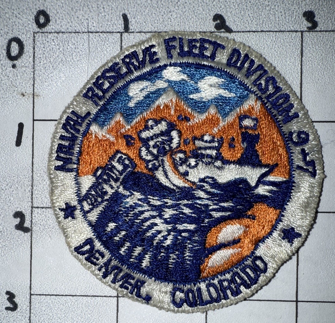 1970s - 1980s USN Naval Reserve Fleet Division 9-7 Denver Colorado Patch (20)
