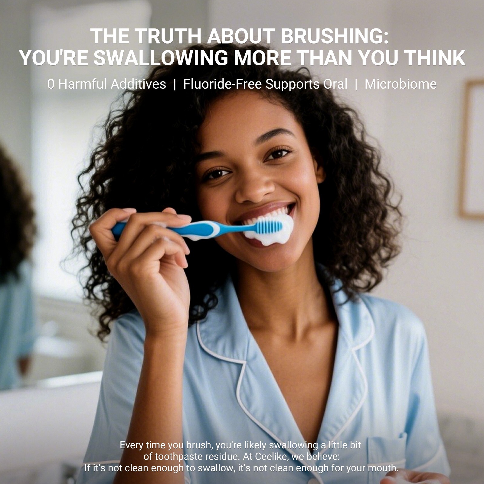 CEELIKE 5% Hydroxyapatite Solid Toothpaste ? Enamel Strengthening - 62 Tablets