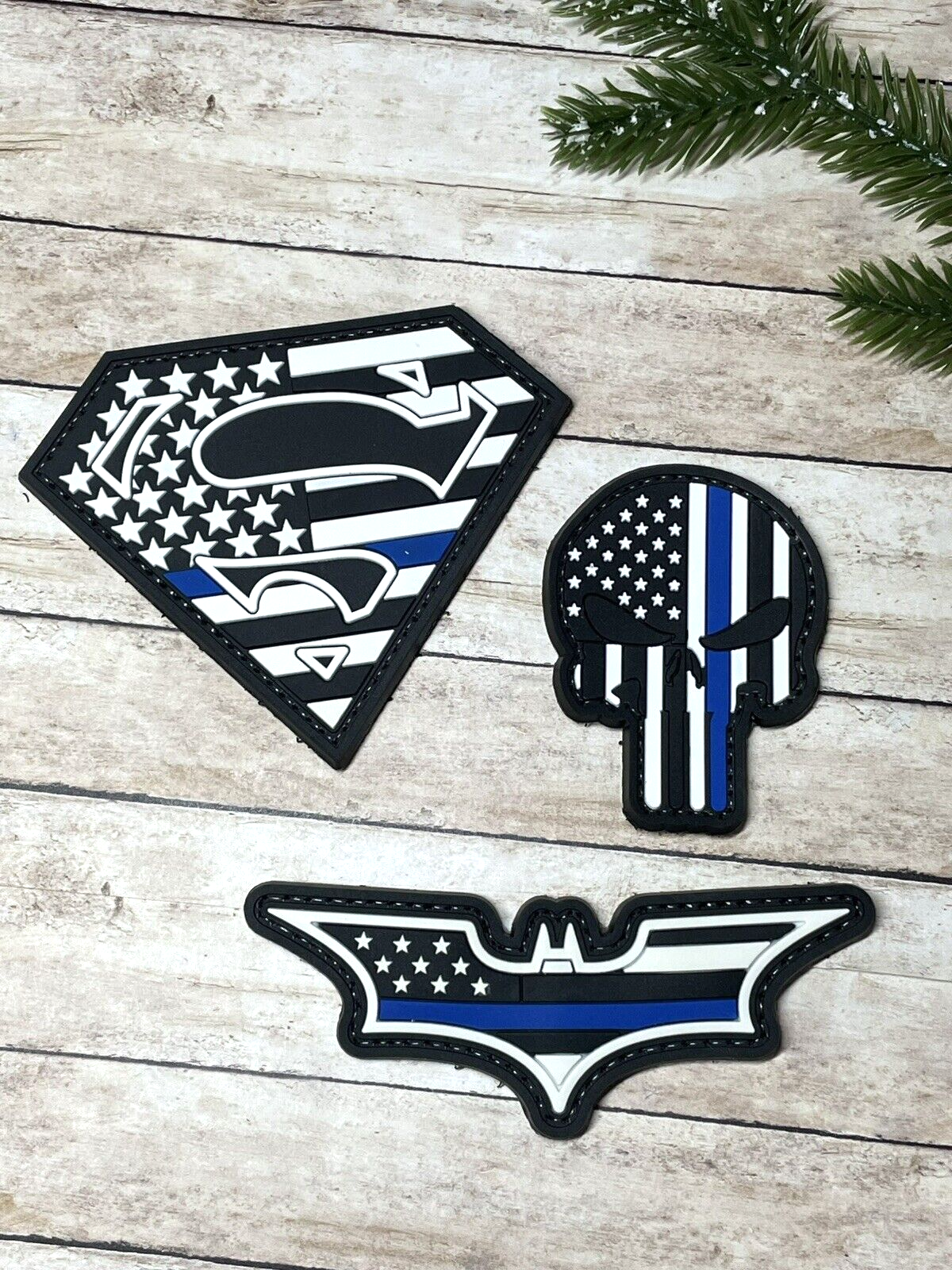 Superman PVC Patch - Tactical Morale Patch - Superman USA Flag Patch Superhero