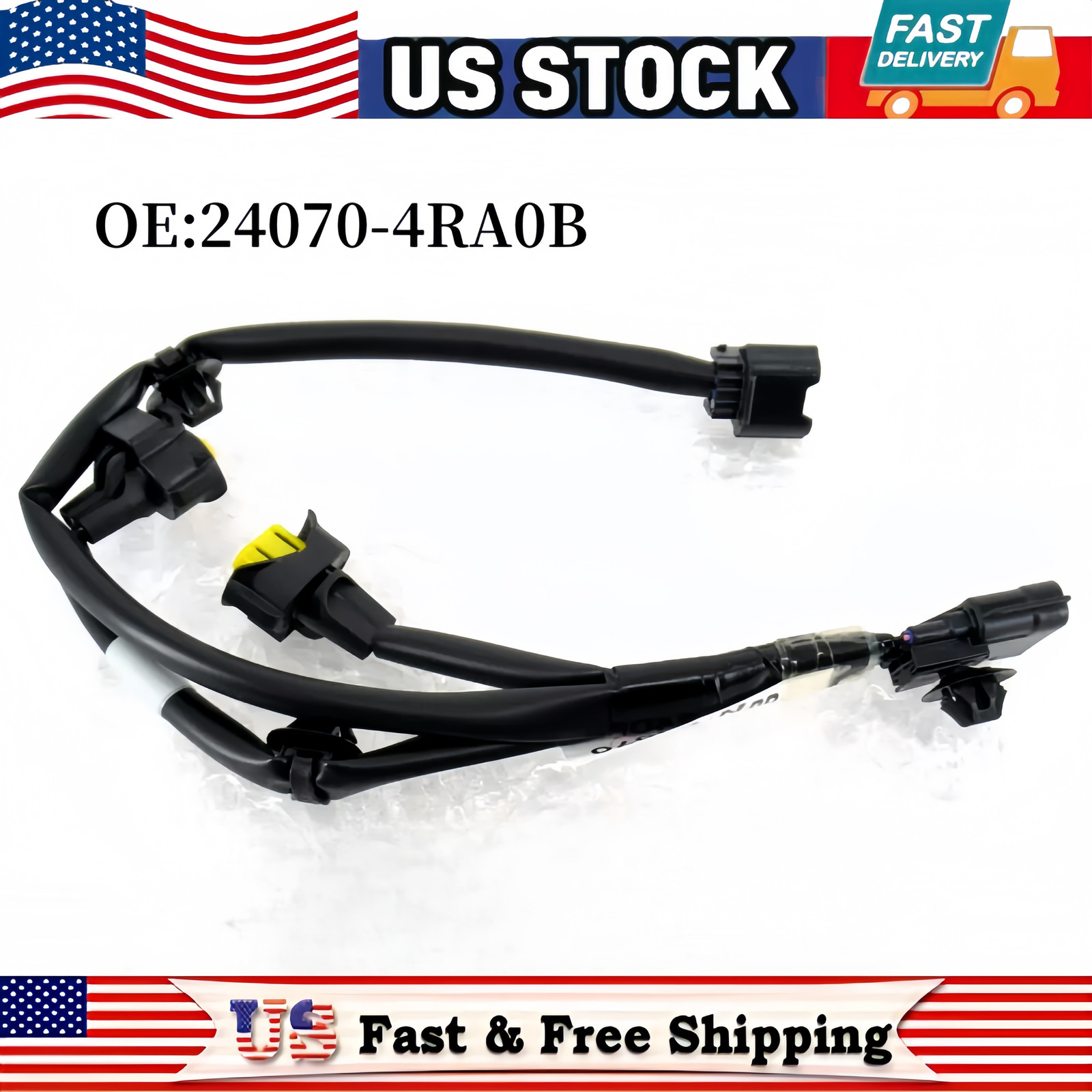 Genuine OEM Nissan 24070-4RA0B Passenger RH Fog Light Wire Harness 16-19 Maxima