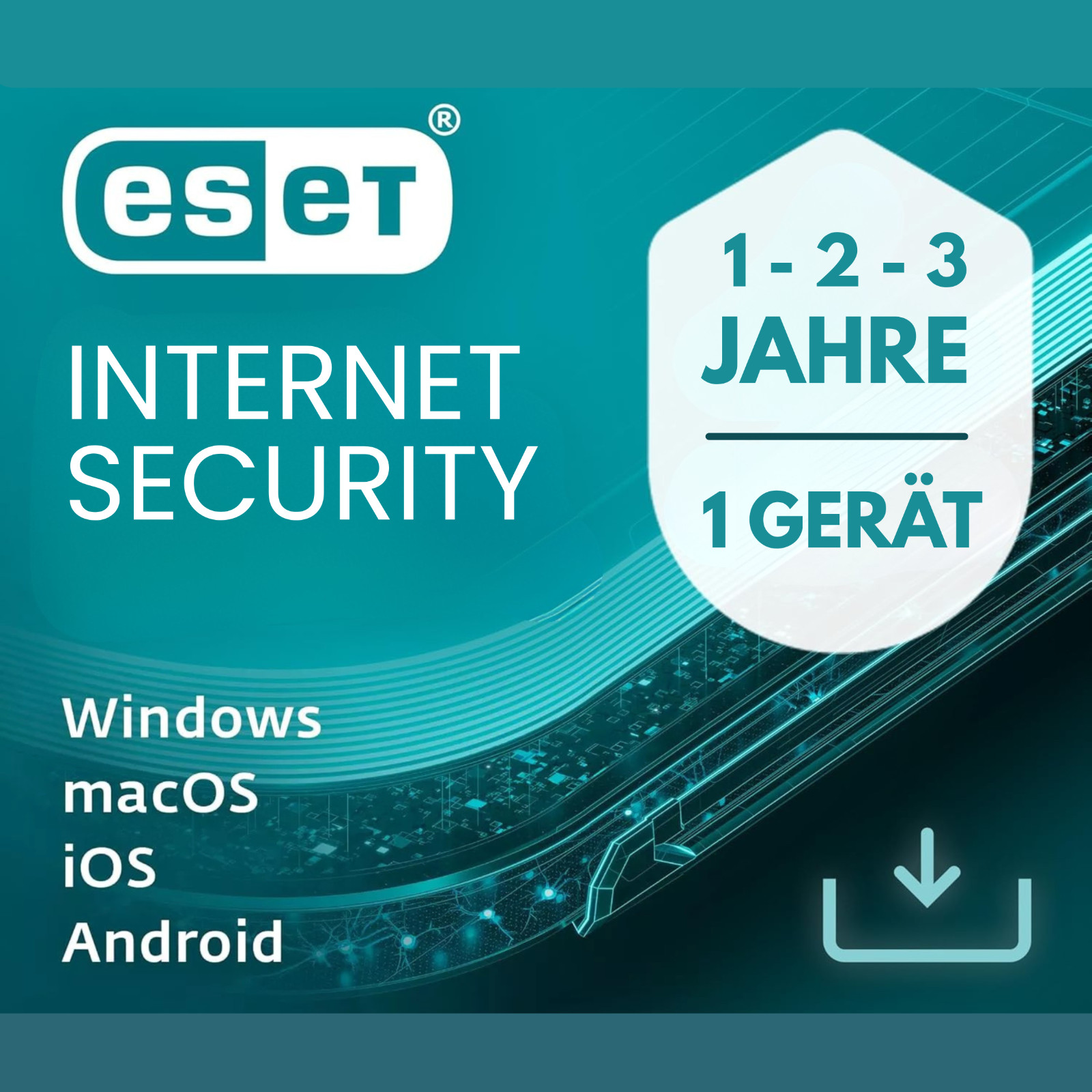 ESET Internet Security 2026 - 1, 2, 3 Years 1 Device - Worldwide Activation