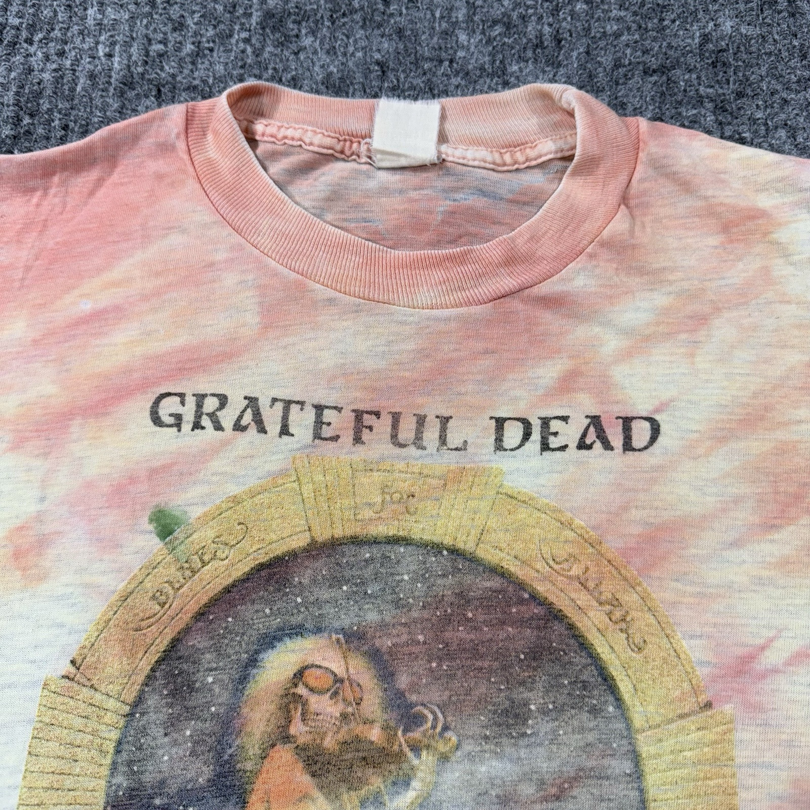 Vintage 87’ Grateful Dead Mens S/M Shirt ‘Blues For Allah’ Single Stitch Tie Dye