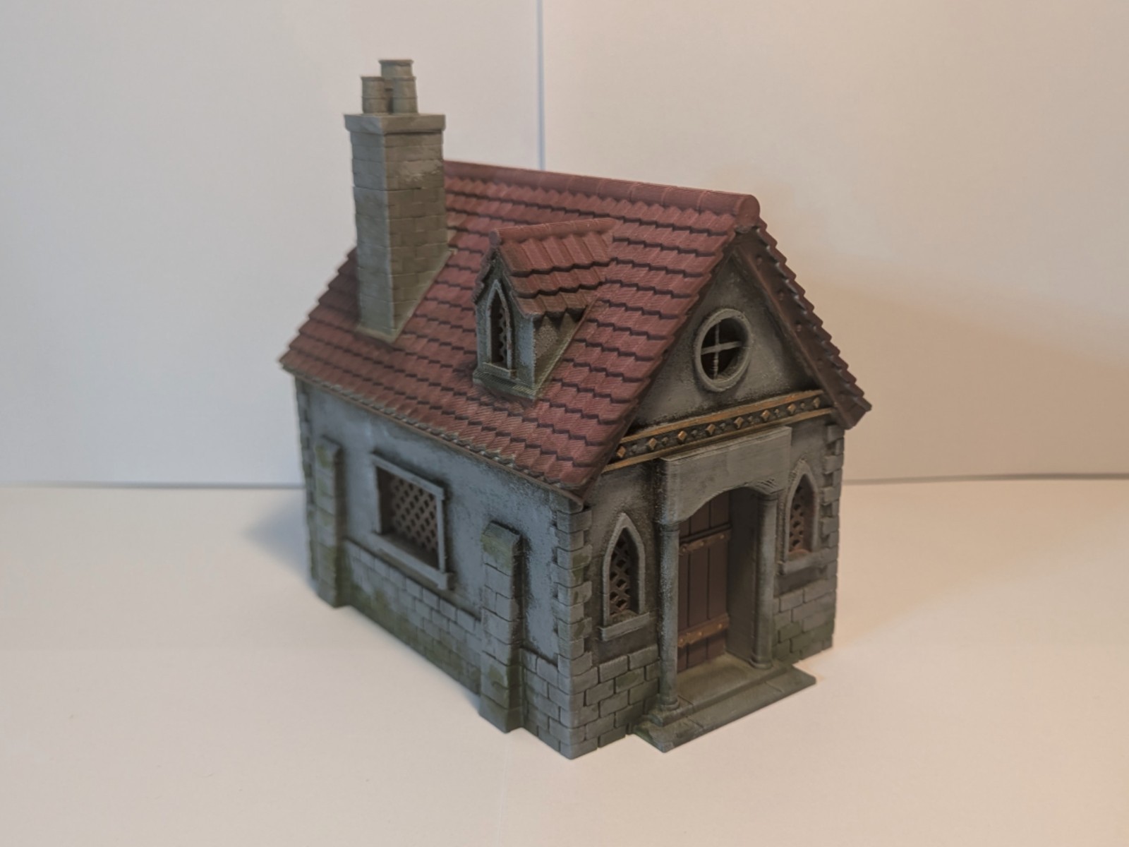 Single Storey Fantasy Village House – 28mm Wargaming Terrain –Unpainted
