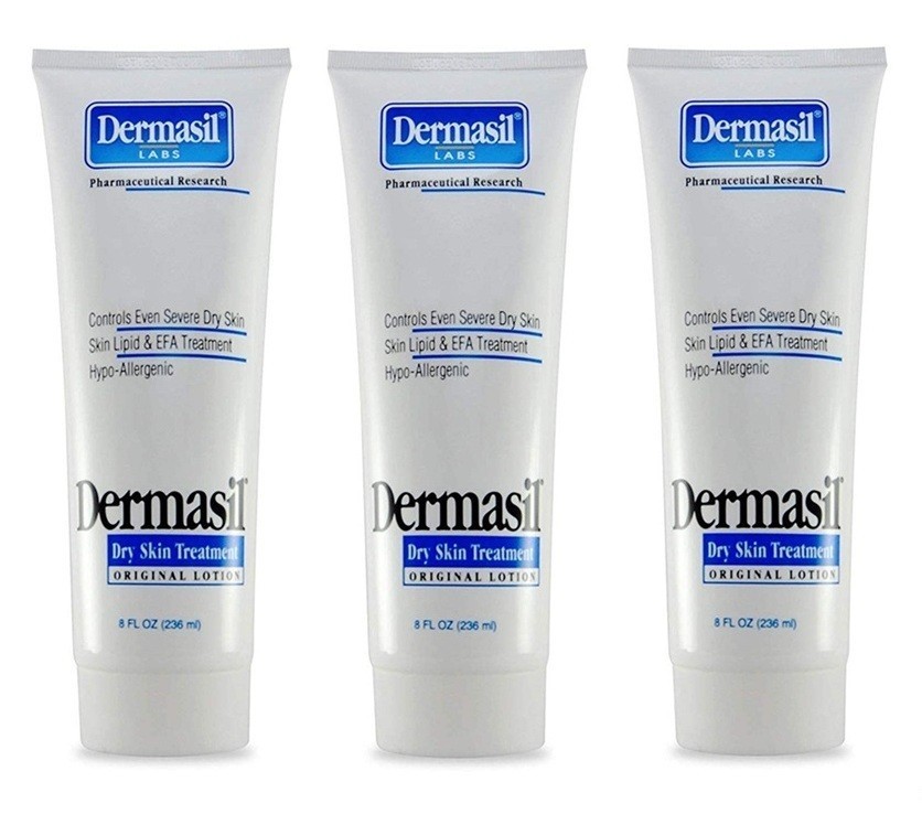Dermasil Labs Dry Skin Treatment, 8 fl oz, Original Lotion (3 PACKS)