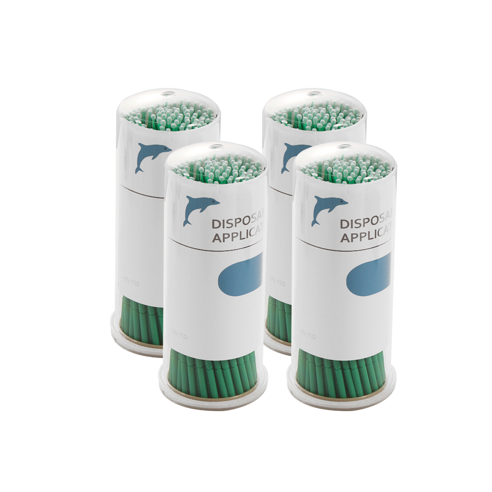 2000pcs Dental Disposable Material Micro Brush Tooth Applicator Cylinder/Fine