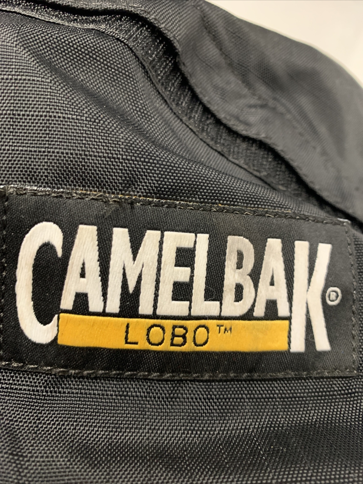 EUC Camelbak LOBO Hiking Padded Backpack Black Tan - No Hydration Pack