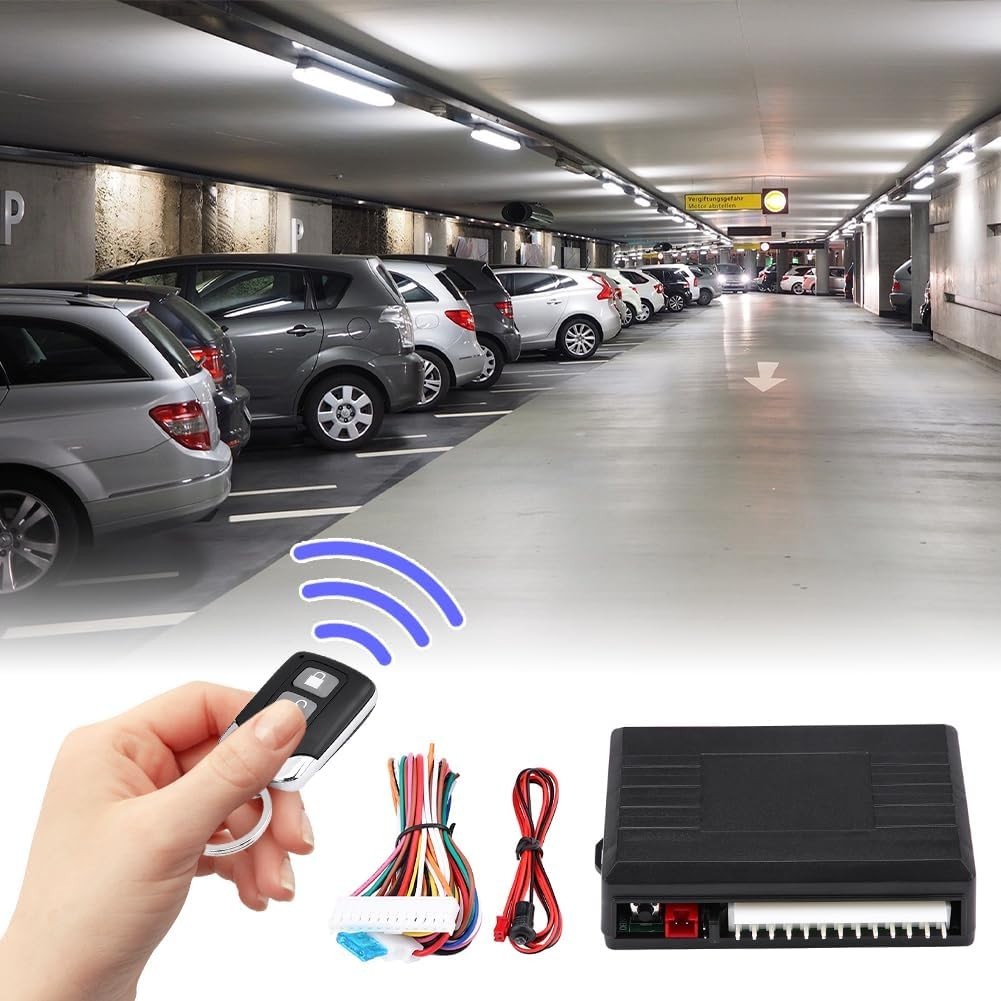 Car Keyless Entry System – Wireless Lock & Unlock with Integrated Engine Start