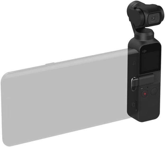 DJI Osmo Pocket - Handheld 3-Axis Gimbal Stabilizer with integrated Camera 12 MP