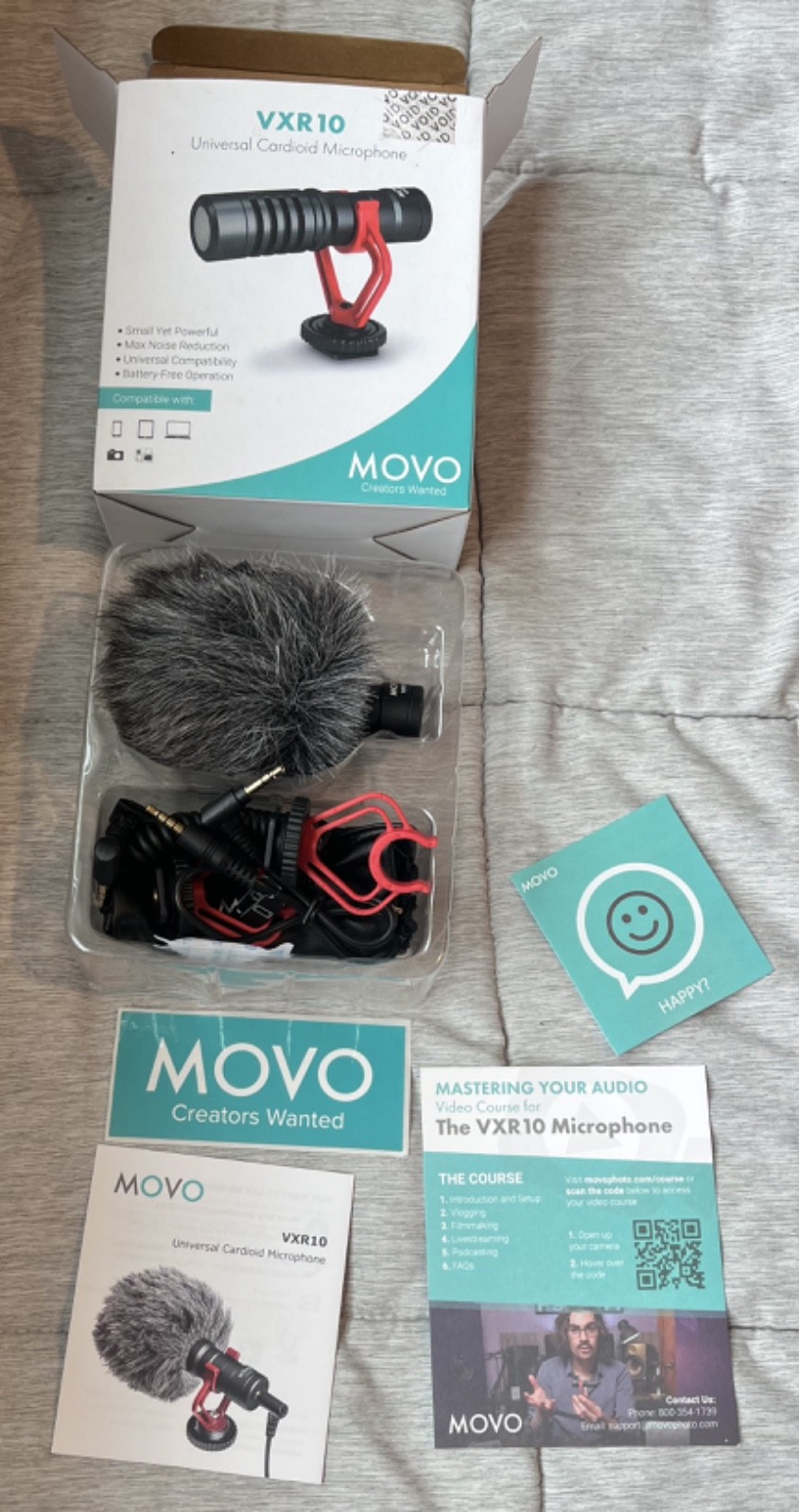 Movo VXR10-PRO Supercardioid Shotgun Microphone