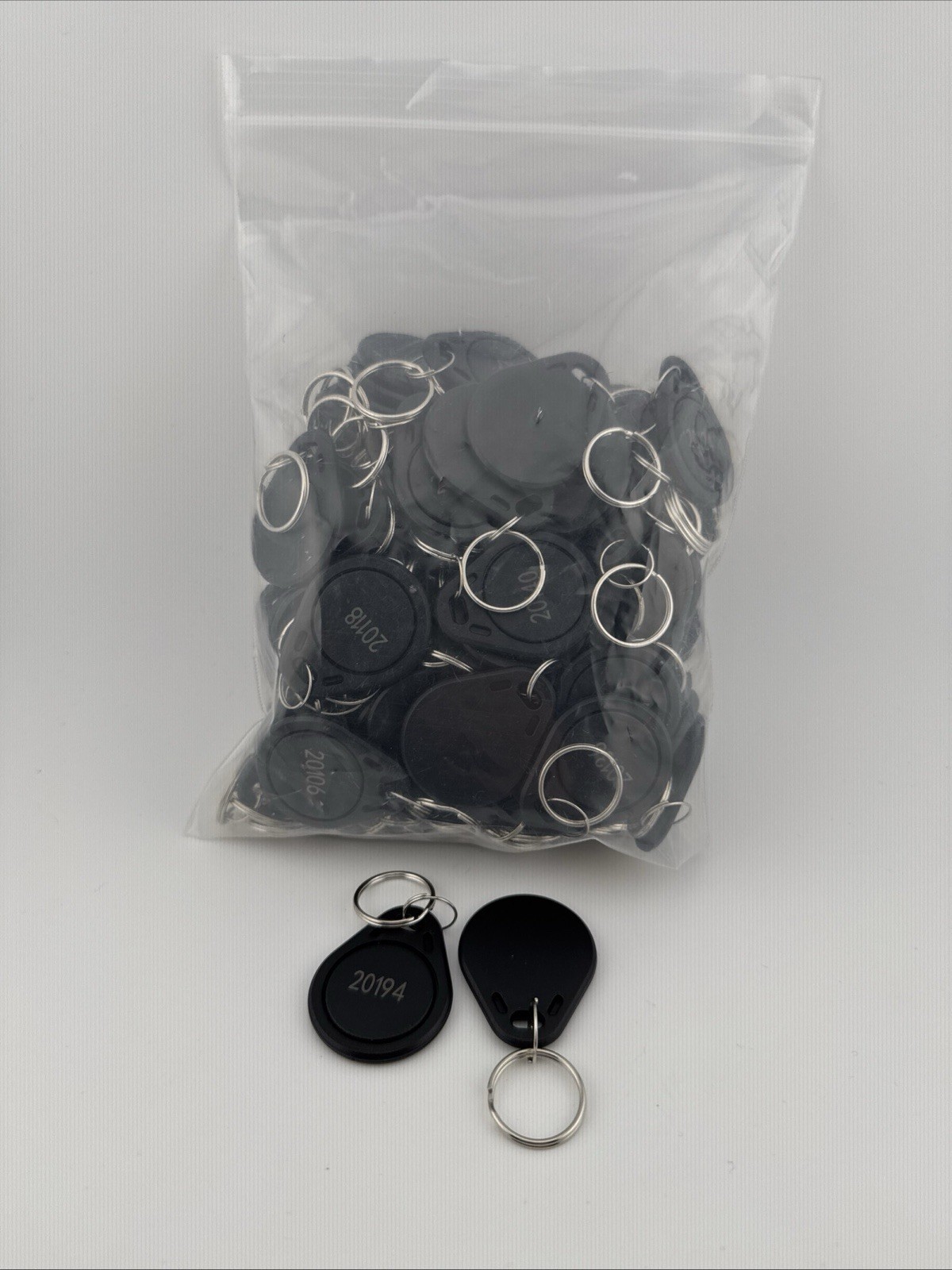 100 Key Fobs Lot Proximity Fob Works with HID ProxKey 1346 H10301 26-bit 125 kHz