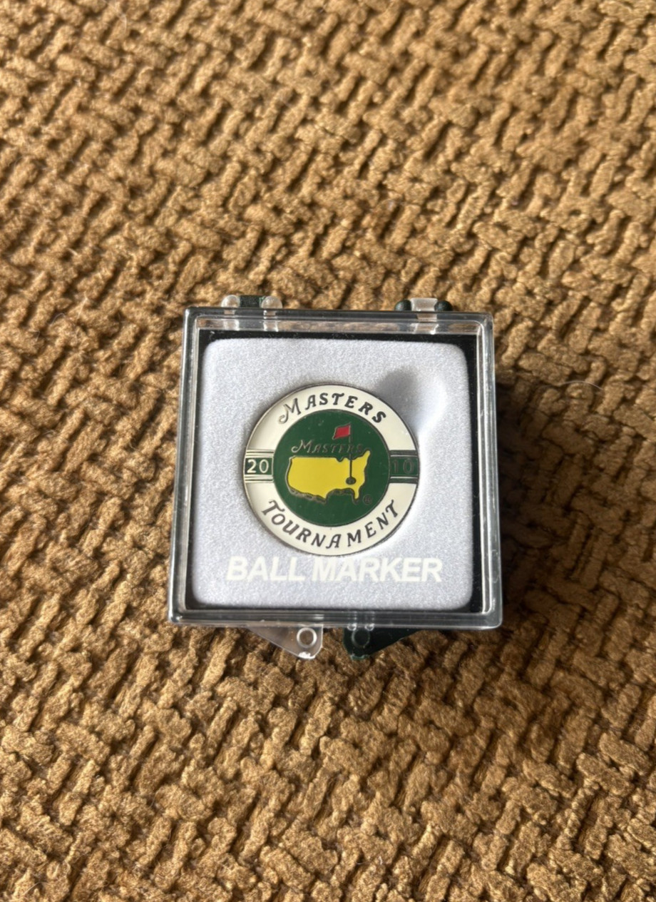 *NEW IN CASE!* 2010 Masters Ball Marker!