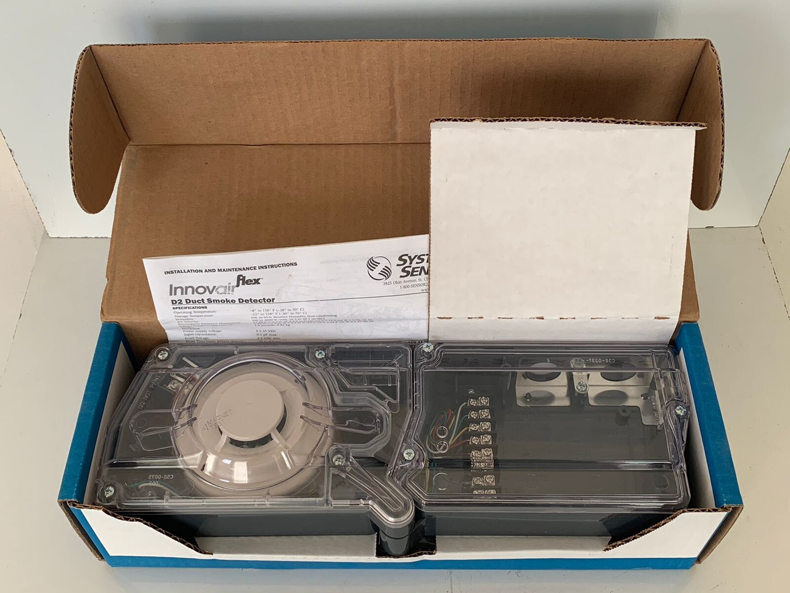 System Sensor / 2-Wire Duct Smoke Detector / D2 / Replaces Model DH100LP