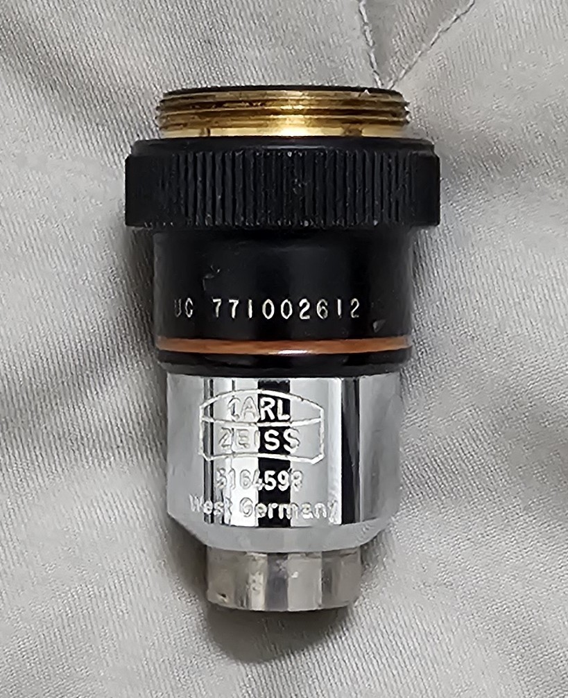 Zeiss Plan 2.5x/0.08 160/- Microscope Objective - Good Condition