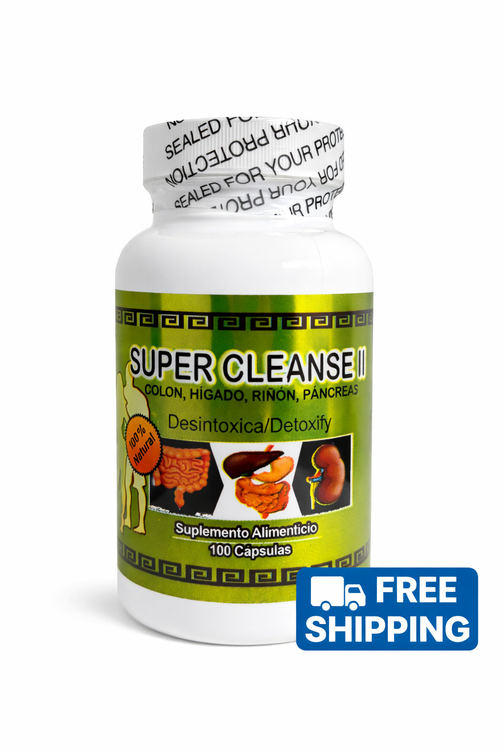 SUPER CLEANSE II DIETARY SUPPLEMET X 100 CAPSULAS