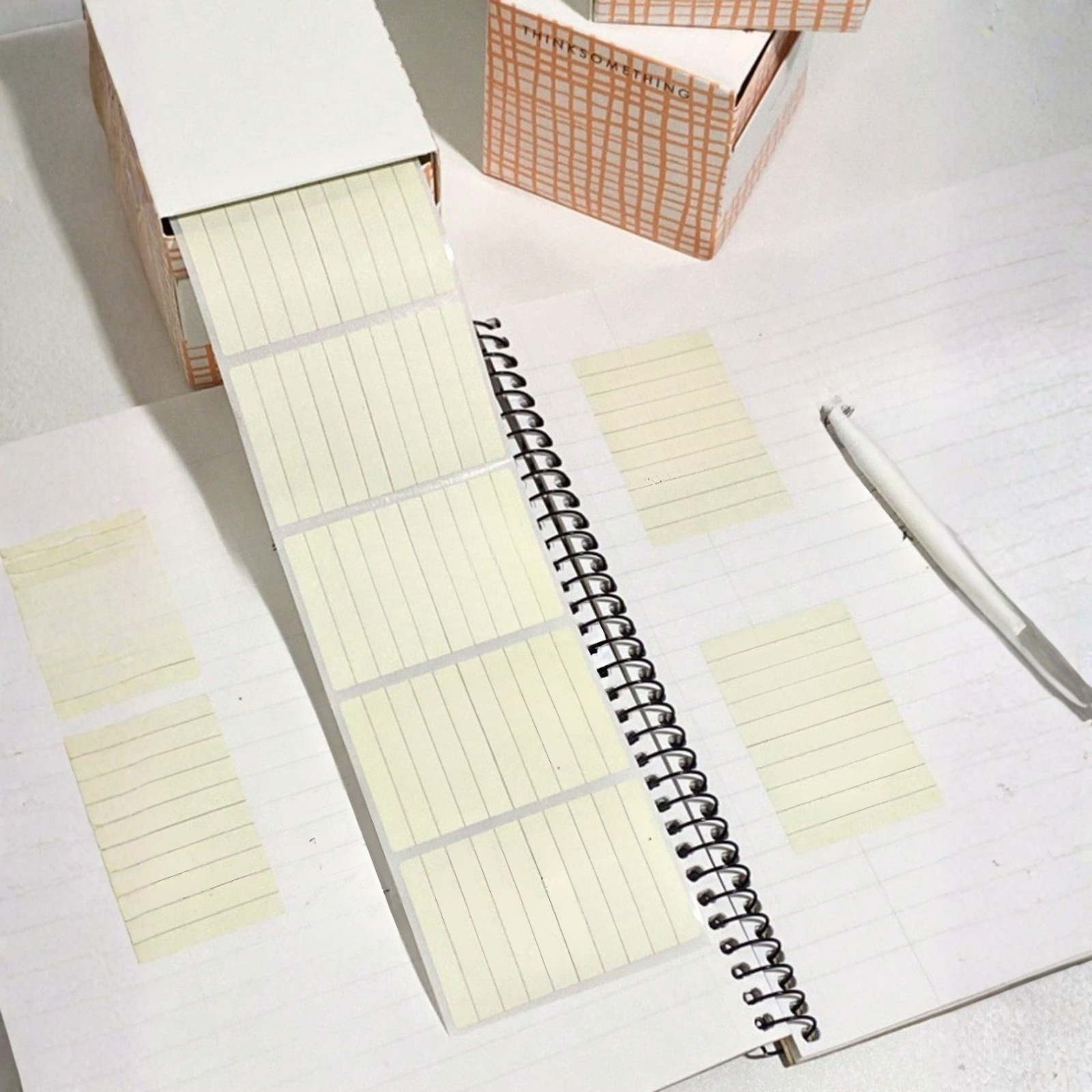 1 Roll Lined Mini Sticky Notes Super Sticking Power Memo Pads Back to School