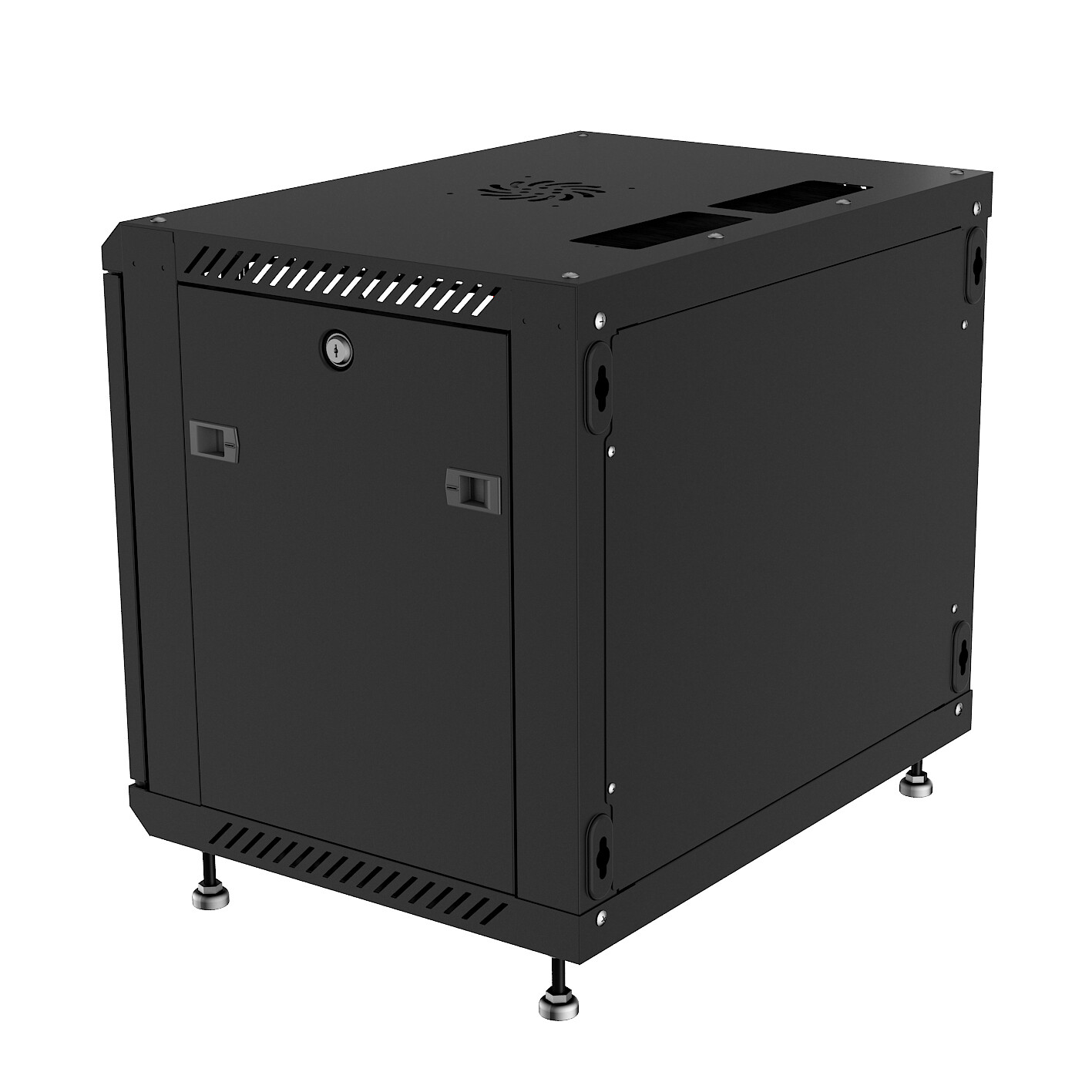 6U 24" Deep Wall Mount Server Cabinet Enclosure for It Network Accessories in