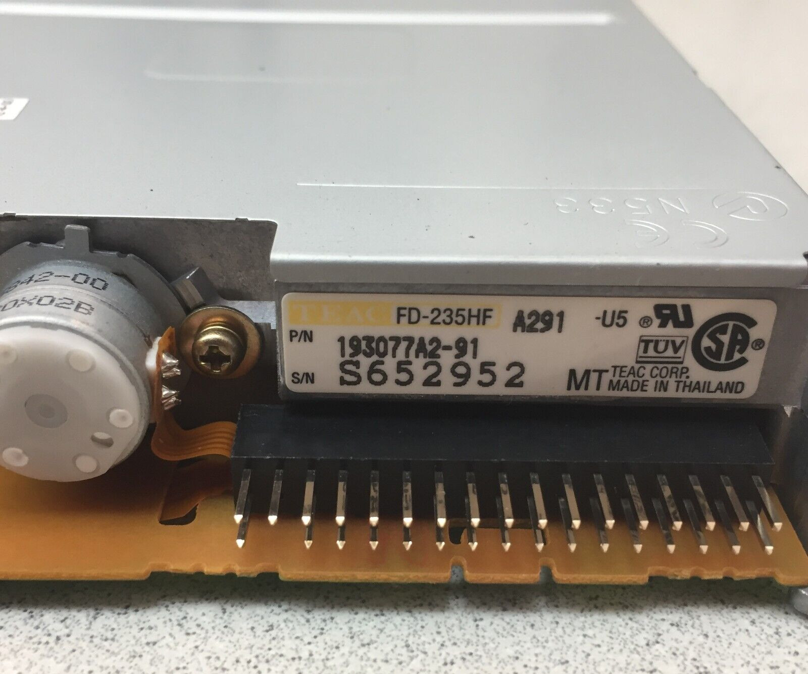 Vintage Teac FD-235HF 3.5 ” Computer Floppy Drive