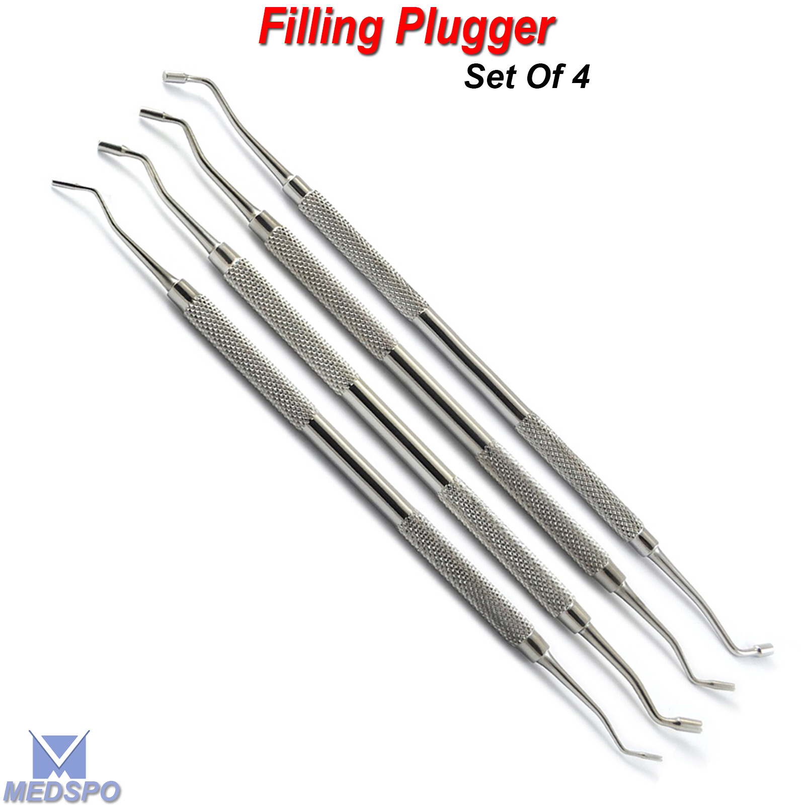 Dental Plastic Filling Plugger Condenser Composite Amalgam Filling Instruments