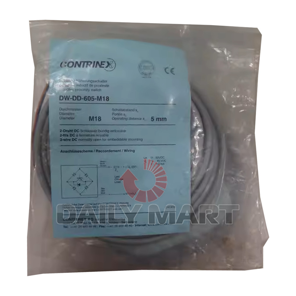 New In Box CONTRINEX DW-DD-605-M8 Proximity Switch