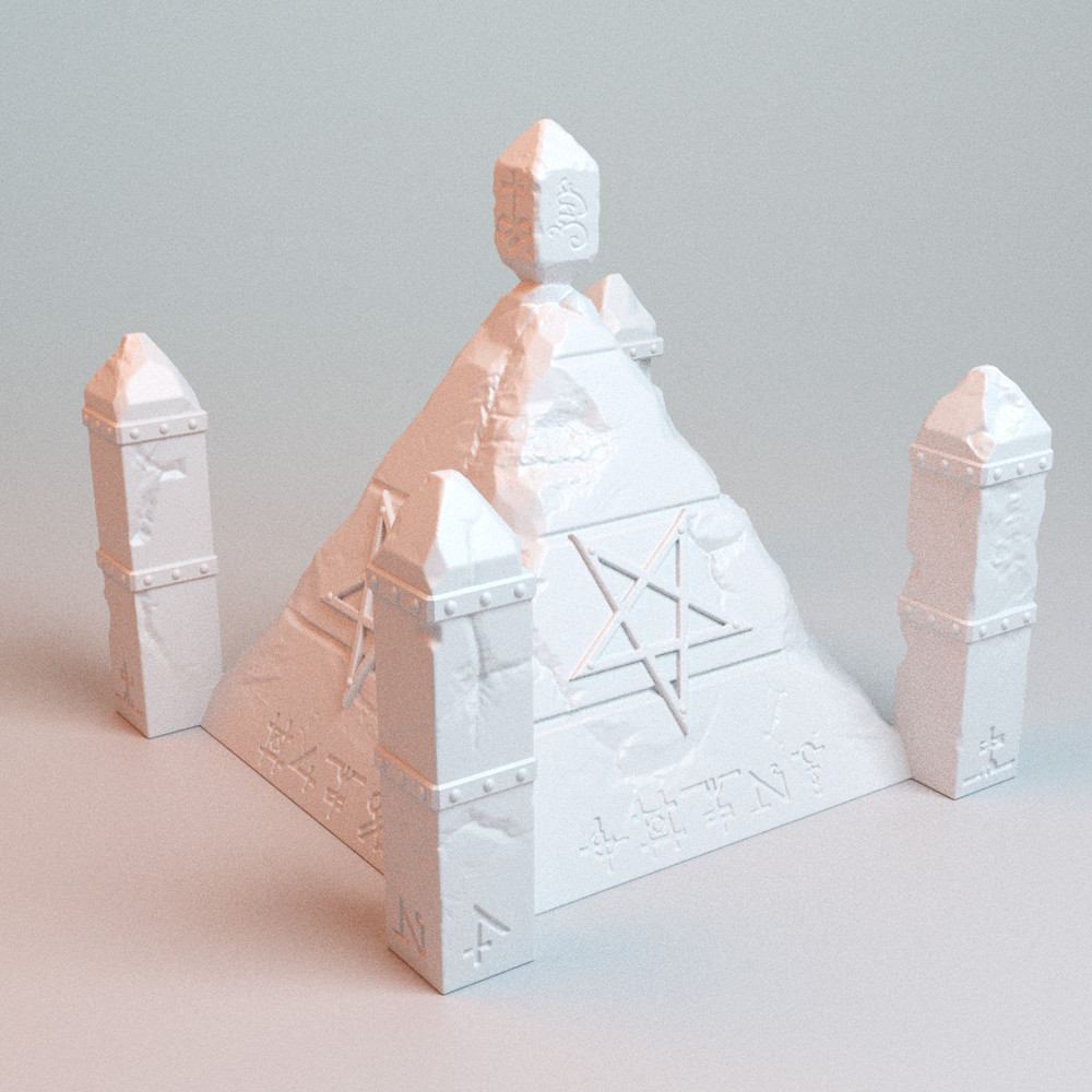28mm Trench Wars Shrines Objectives 11pc Grimdark Terrain Set Warhammer 40k