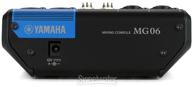 Yamaha MG06 6-channel Analog Mixer