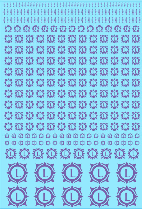 A6 - Purple Swirl Host Black Renegades Custom Transfer Sheet