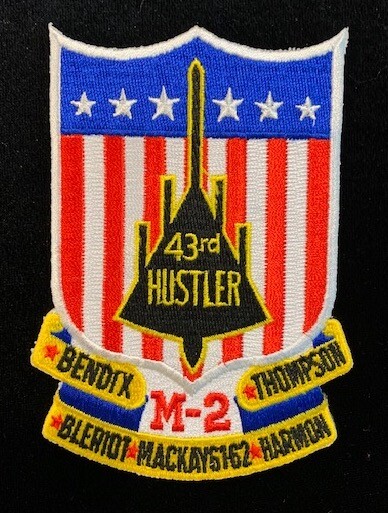 BEAUTIFUL B-58 Hustler 43rd Bomb Wing Patch US seller  SAC Bomber USAF Convair