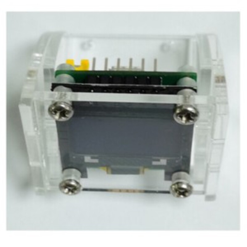 0.96 Inch OLED Music Spectrum Display Analyzer Audio Level Indicator with Case