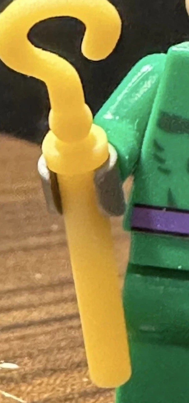 Custom Lego Riddler Cane (figure not included)
