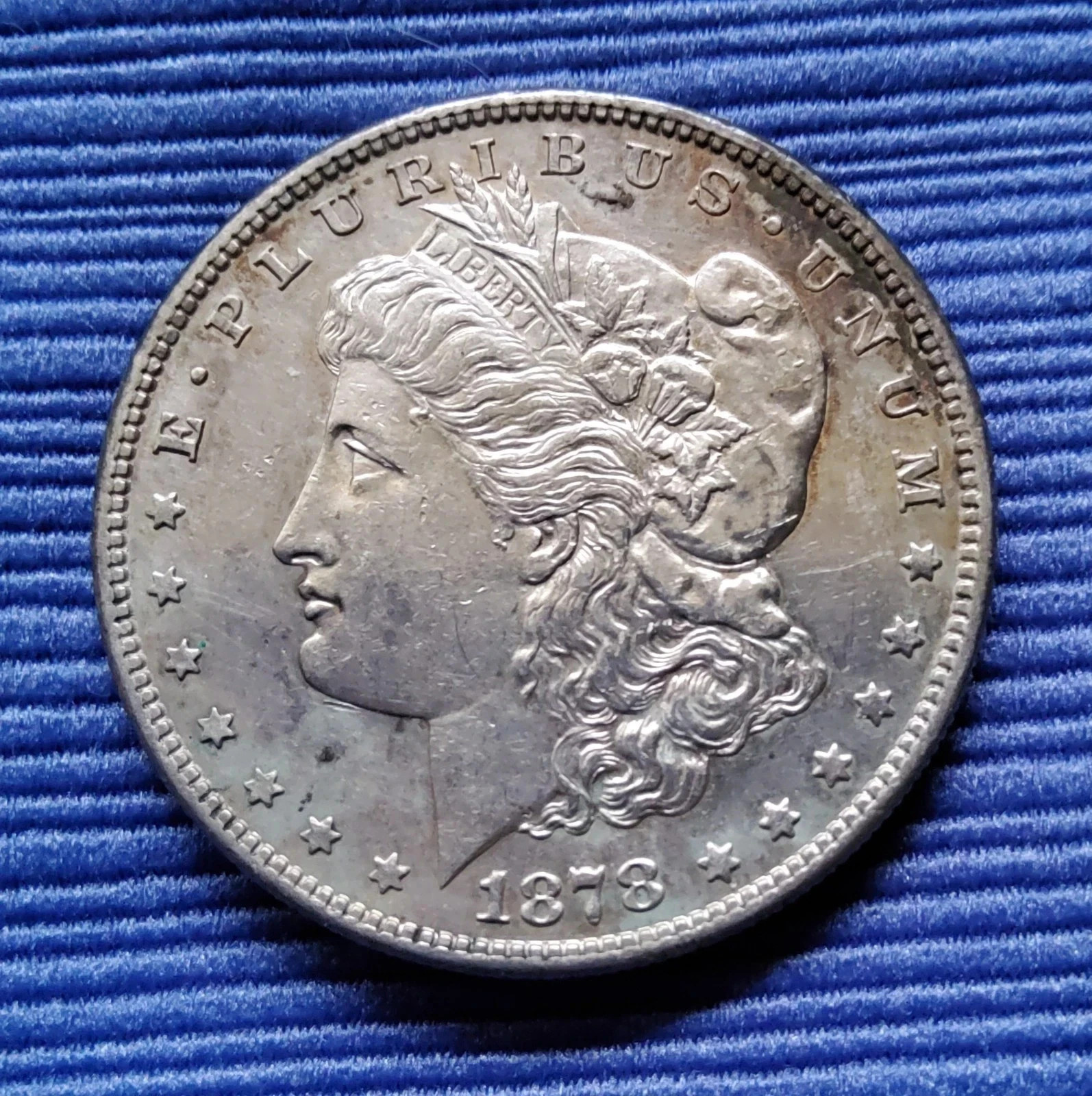 1878-S Vintage Morgan Piece 90% Silver Liberty Head SF Mint