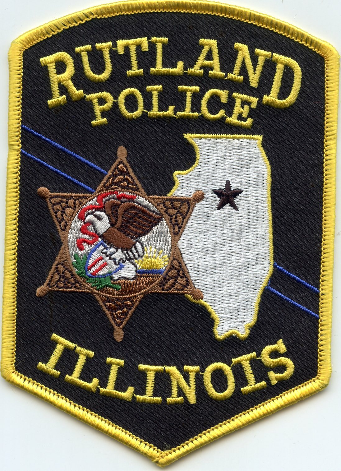 RUTLAND ILLINOIS IL POLICE PATCH