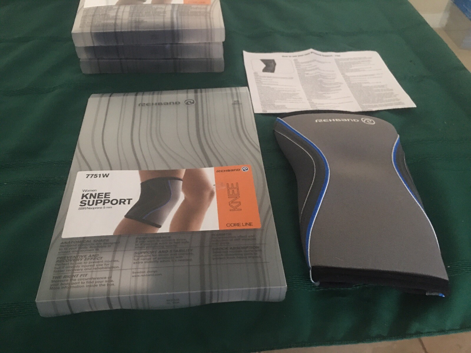 New Rehband 7751 W Knee Support Women XS (extra Small) 5mm Neoprene Sport Brace