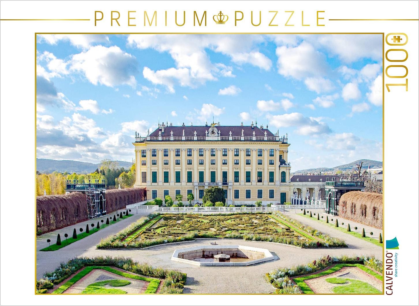 CALVENDO Puzzle Kronprinzengarten - Schönbrunn | 1000 Teile Lege-Größe 64x48cm F