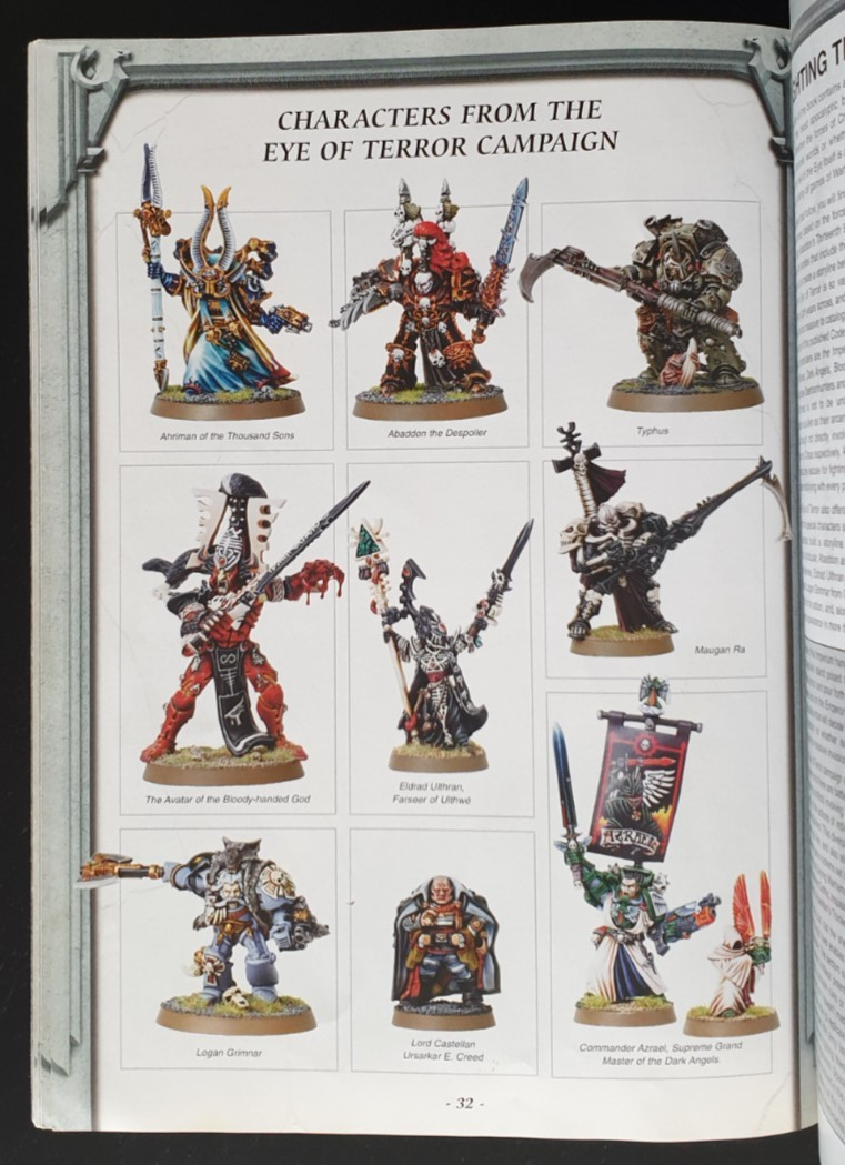 Warhammer 40K 3rd Edition Codex Eye of Terror (paperback, 2003)