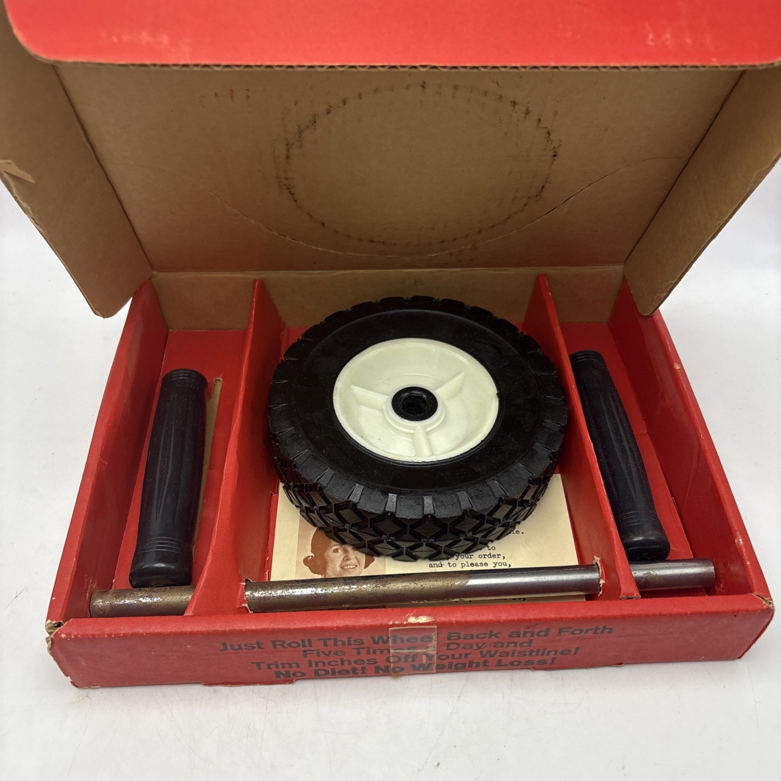 Vintage Slim Wheel Ab Roller