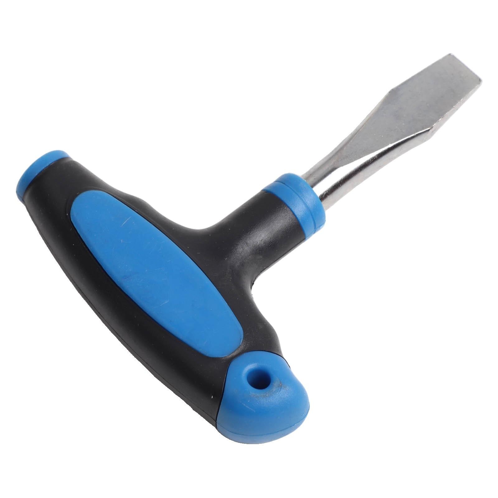 Flat Head Screwdriver With Comfortable Grip For Quick Release Applications