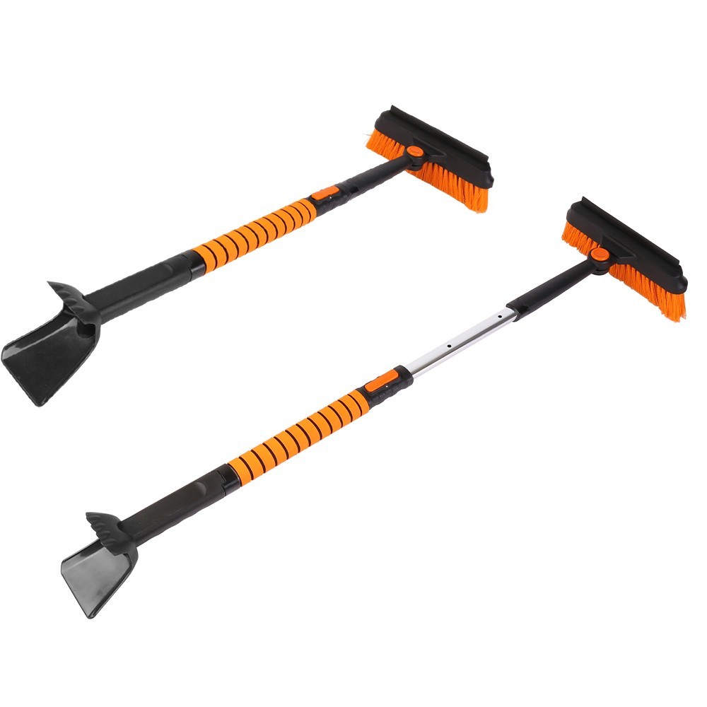 5-in-1 Extendable Snow Brush & Ice Scraper Set – Car Truck SUV Winter Cleaning