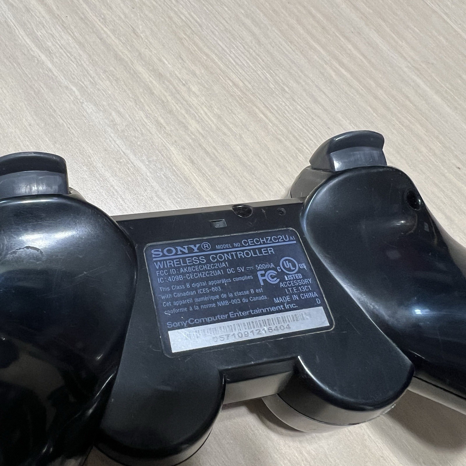Sony Playstation PS2 DualShock Controller CECHZC2U Black - Untested