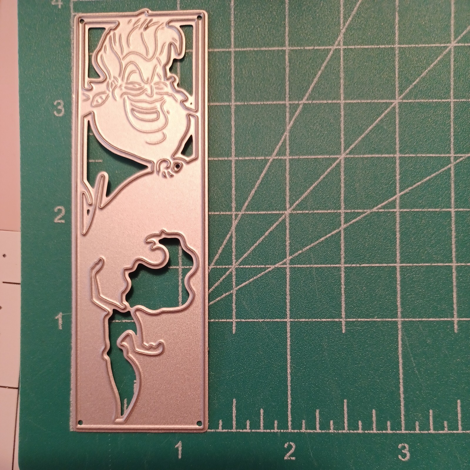 Universal Thin Metal Die Cut Tool Disney Magic Ursula Ariel bookmark Mermaid